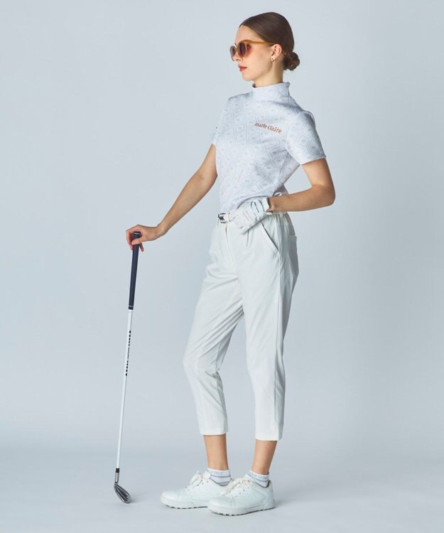 FILA GOLF／marie claire 【marie claire SPORT】 ストレッチロングパンツ ホワイト