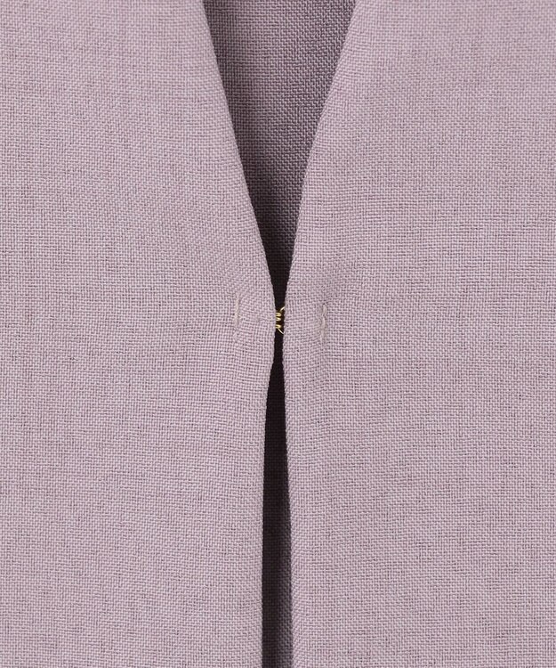 ANY SIS 【セットアップ対応】リネンライク ジレ ラベンダー