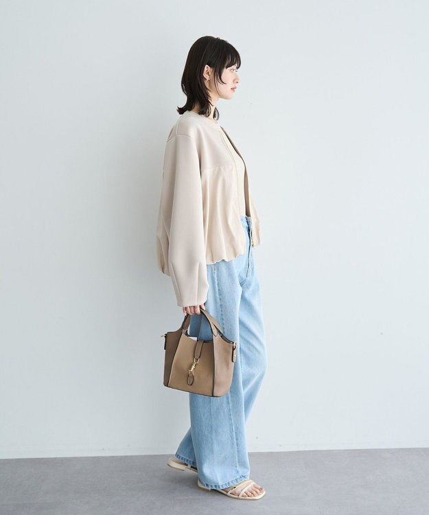 YECCA VECCA ORGABITS切替ストレートデニム Light Indigo