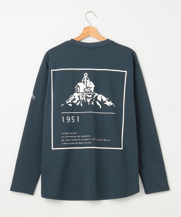 SHARE PARK MENS 【UVカット・吸水速乾・ストレッチ・軽量 】ＺＩＰポケットＴシャツ（L・XLサイズ） ネイビー系