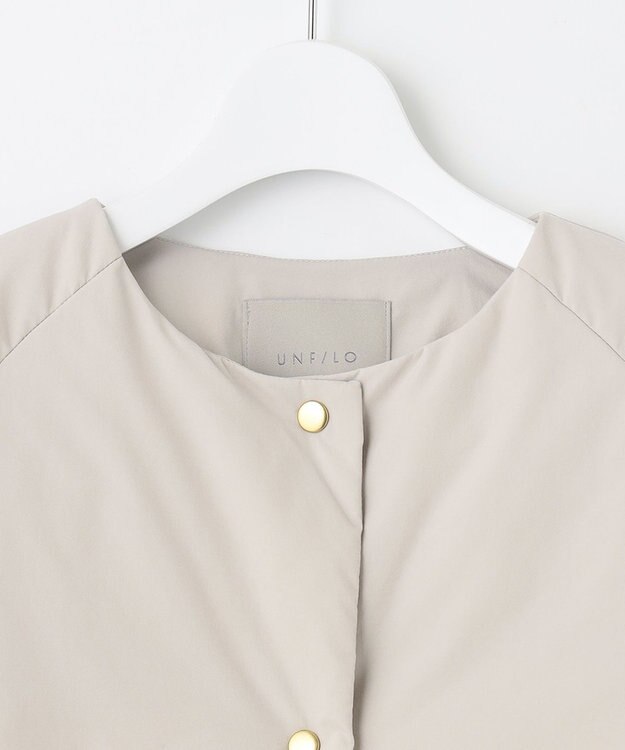 UNFILO 【ストール付き】ショートダウン ベージュ系