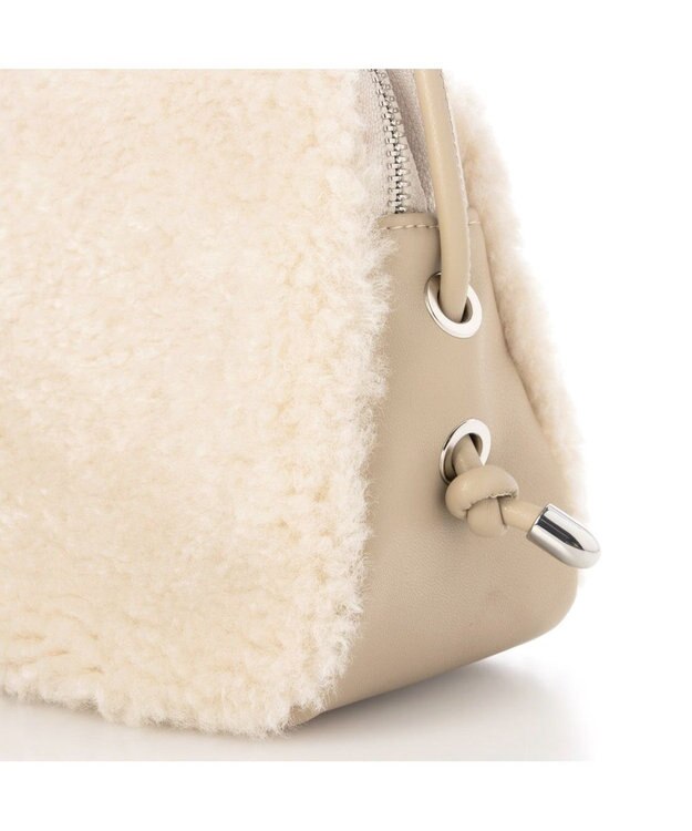 UNBILLION カシュカシュ cachecache / フェイクボアミニショルダー アイボリー