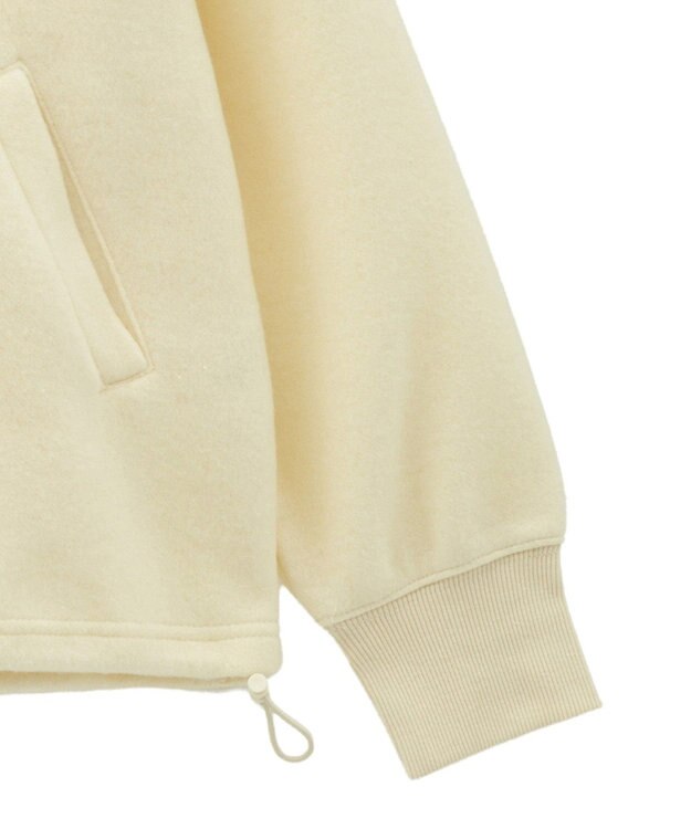 CRAFT STANDARD BOUTIQUE 起毛ハーフジッププルオーバー Ivory
