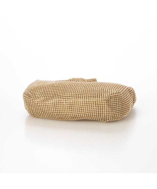 UNBILLION カシュカシュ cachecache / メタルメッシュミニバッグﾞ ゴールド