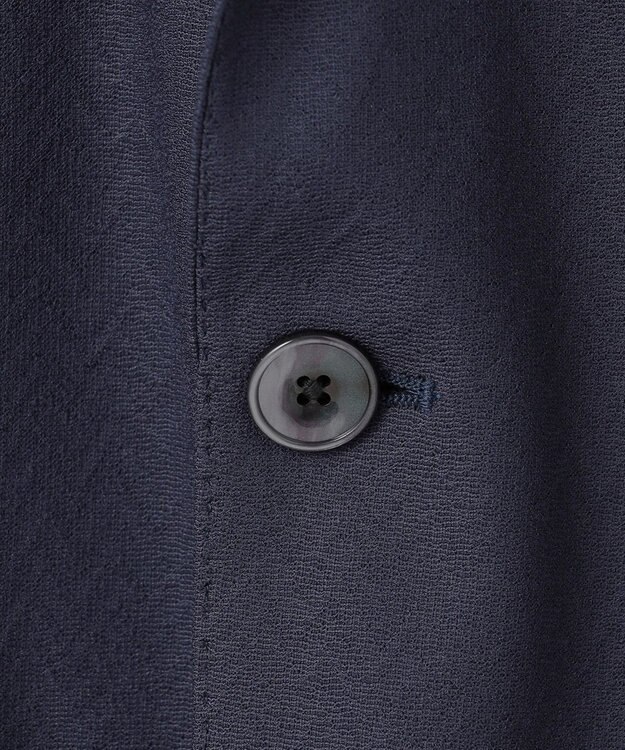 GOTAIRIKU 【通気性/ストレッチ/洗える】エアレースジャケット_ヘリンボーン柄 ネイビーヘリンボーン柄