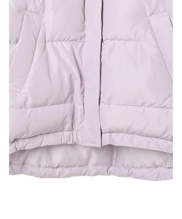 earth music&ecology フーディー中綿ブルゾン Pink