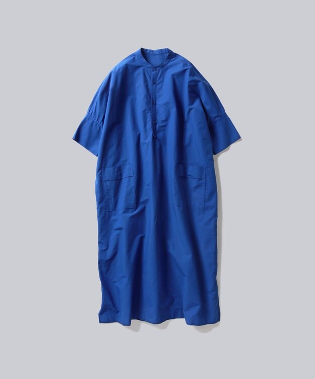 WHITE MAILS 【Kanocoコラボ】ビッグシルエット ワンピース＜洗える・抗菌・消臭・速乾・UVケア＞ ブルー