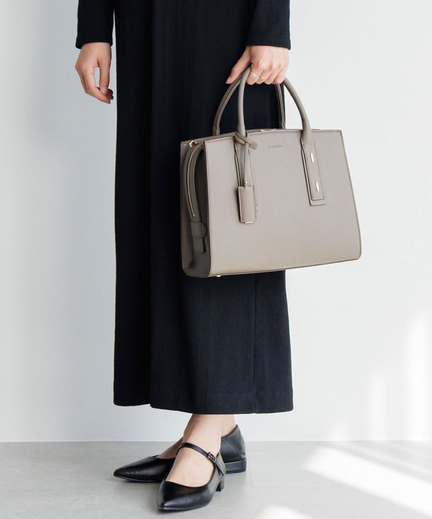 ACE BAGS & LUGGAGE Jewelna Rose メルジュール トートバッグ ミドルサイズ 65601 ジュエルナローズ グレージュ