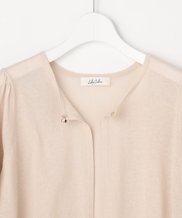 ANY SIS 【Lily Calin】シャイニー ボレロ ライトベージュ