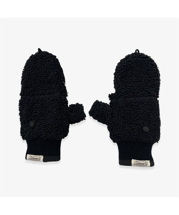 林八百吉商店 Coleman　ボアフードグローブ ブラック