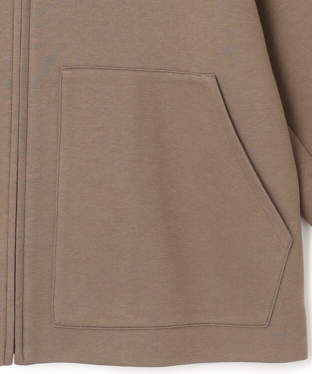 ICB L 【WEB限定・洗える】 コットンダンボール ブルゾン ブラウン系