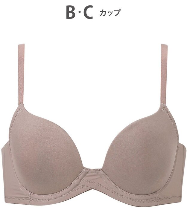WACOAL ブラジャー サイズや体型特徴に合わせた設計 背中に段差がつきにくい アウターにひびきにくい レディース BXC410 /ワコール ラズベリー