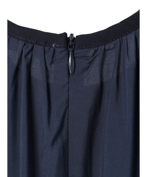 Green Parks armonia. ティアード配色パイピングワンピース Navy