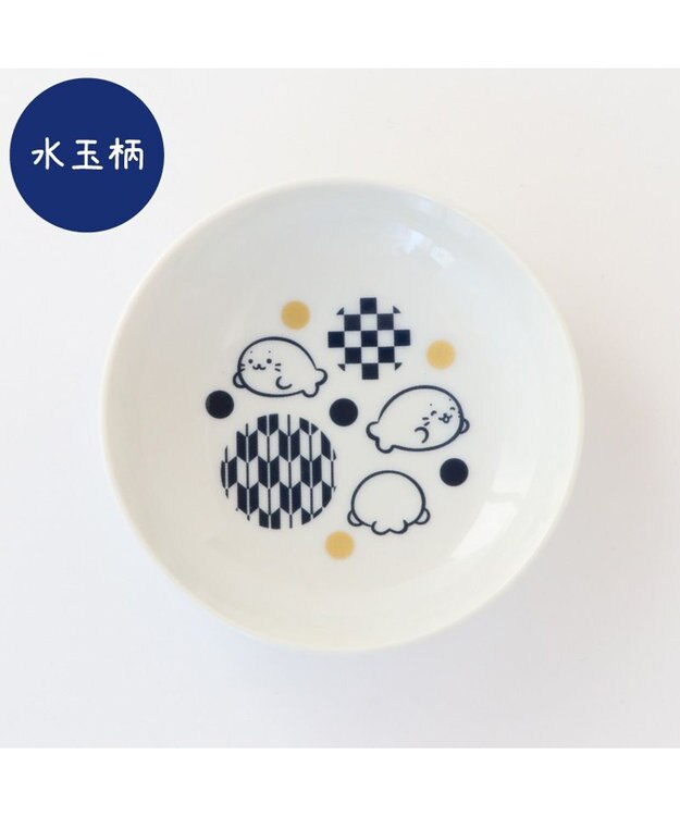 Mother garden しろたん 豆皿 《水玉》 単品 水玉
