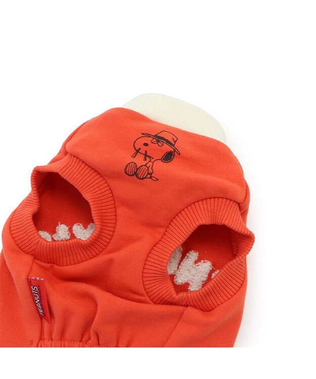 PET PARADISE スヌーピー 兄弟集合柄トレーナー 赤【小型犬】 レッド