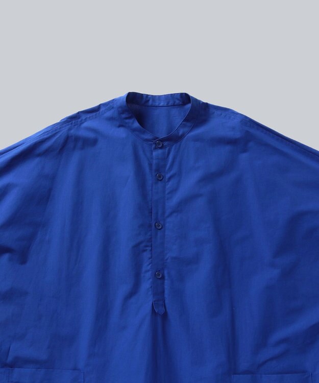 WHITE MAILS 【Kanocoコラボ】ビッグシルエット ワンピース＜洗える・抗菌・消臭・速乾・UVケア＞ ブルー