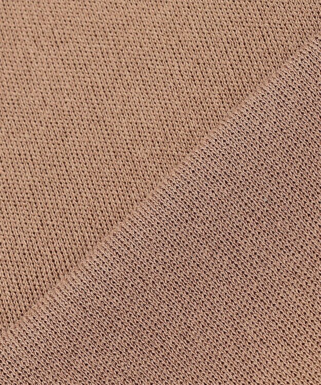 ICB 【洗える】 コットンポリエステルスムース ニットプルオーバー アンバーベージュ系