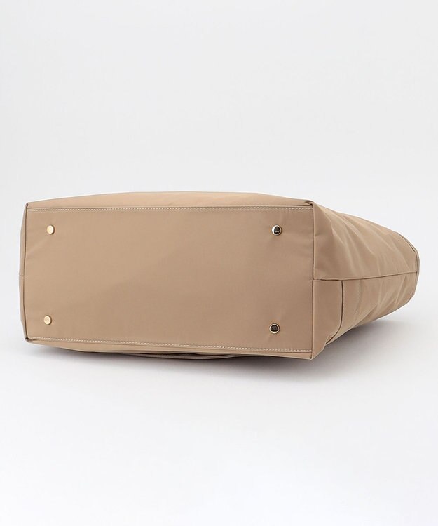 J.PRESS LADIES 【WEB限定・A4サイズ収納可】 ナイロントラベル トート バッグ ベージュ系