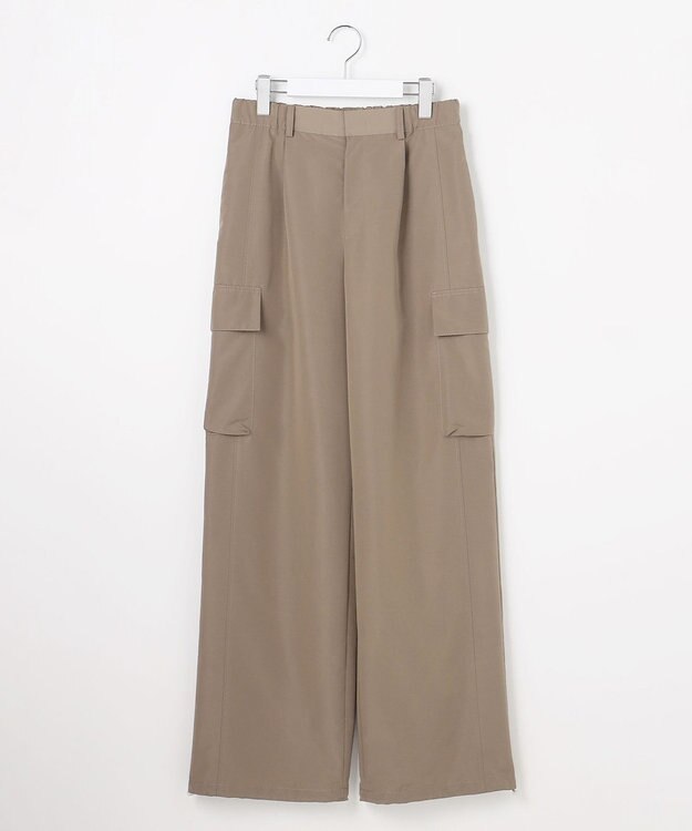 自由区 L 【17号サイズまで展開】ハイカウントカーゴ パンツ カーキ