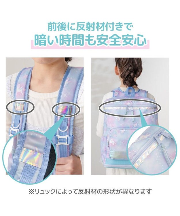 Mother garden マザーガーデン  スクエアリュック 【Mサイズ】  《パープル》 パープル