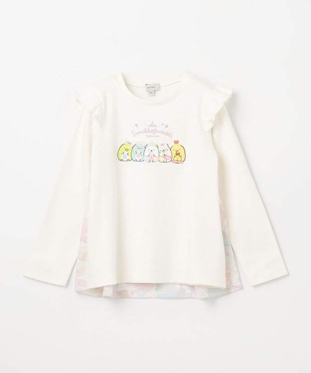 ANY KIDS 【すみっコぐらし】バックシャン Tシャツ オフホワイト