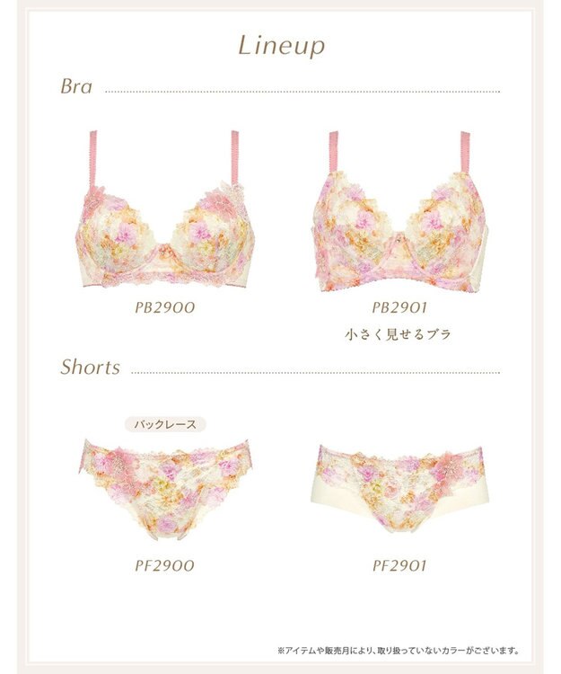 Wing ブラジャー 小さく見せるブラ Wing Lesiage 脇すっきり 背中すっきり 【2900シリーズ】 ブラ PB2901 ウイング／ワコール アイボリー