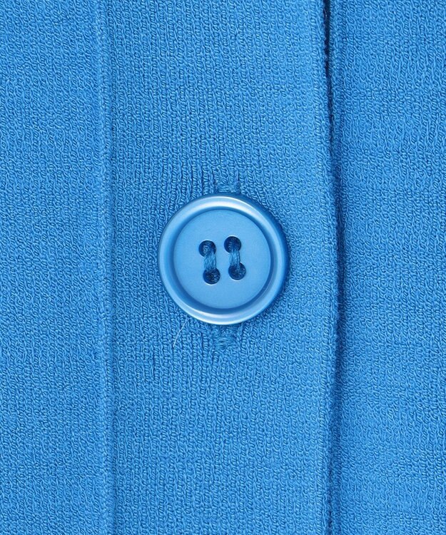 UNFILO 【抗菌防臭】スタイルアップニット NEW カーディガン ブルー