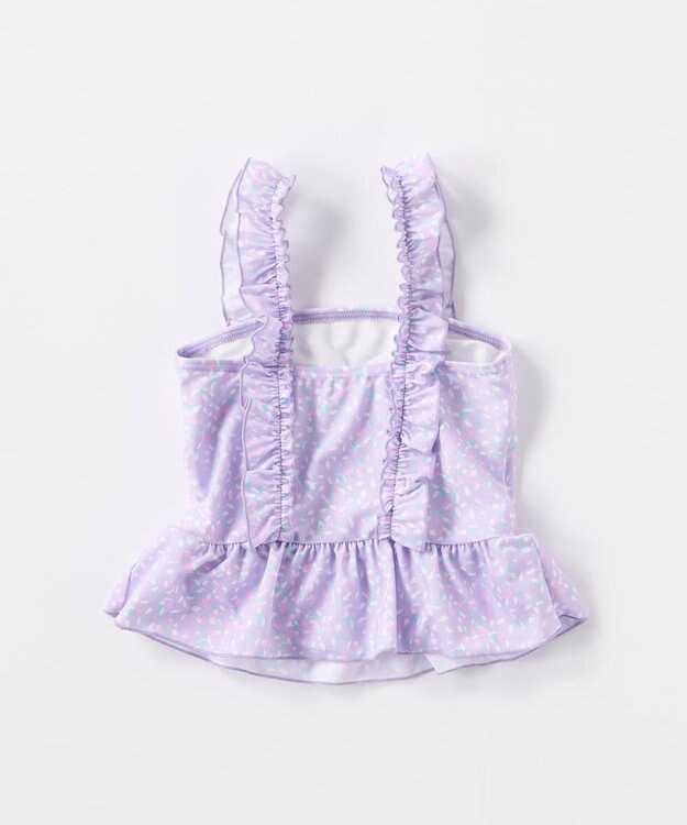 OP／FILA 【marie claire ENFANTS】フリルセパレート水着 パープル