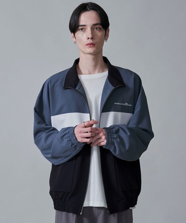 WEGO TRスタンドブルゾン サックス