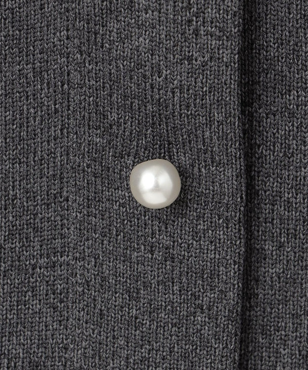 組曲 S 【組曲×setsuko sagittaire】kinakoスポンディッシュ ニットジャケット グレー系