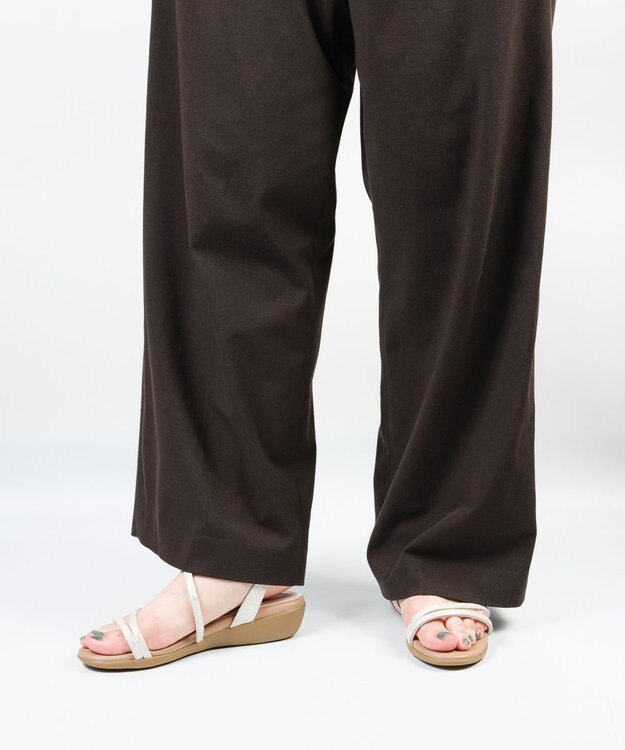 BONTRE 【pied du lapan/ピエドラパン】ナローストラップソールサンダル/50759ZI アイボリー