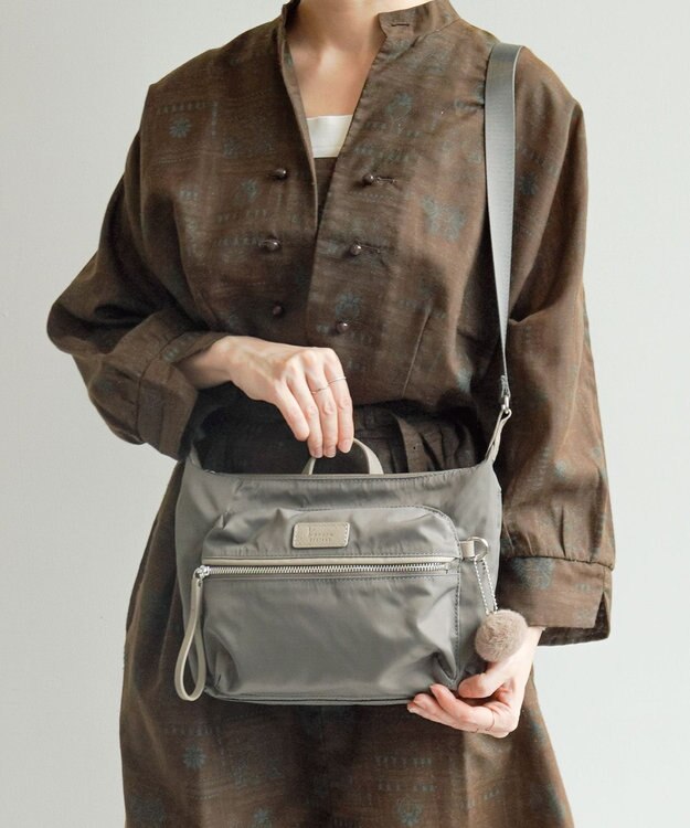 ACE BAGS & LUGGAGE kanana project PJ-15 ライトリーバッグ 舟形ショルダー 17371 カナナプロジェクト 軽量 グレージュ