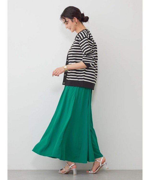 AMERICAN HOLIC サラックールギャザースカート Blue Green