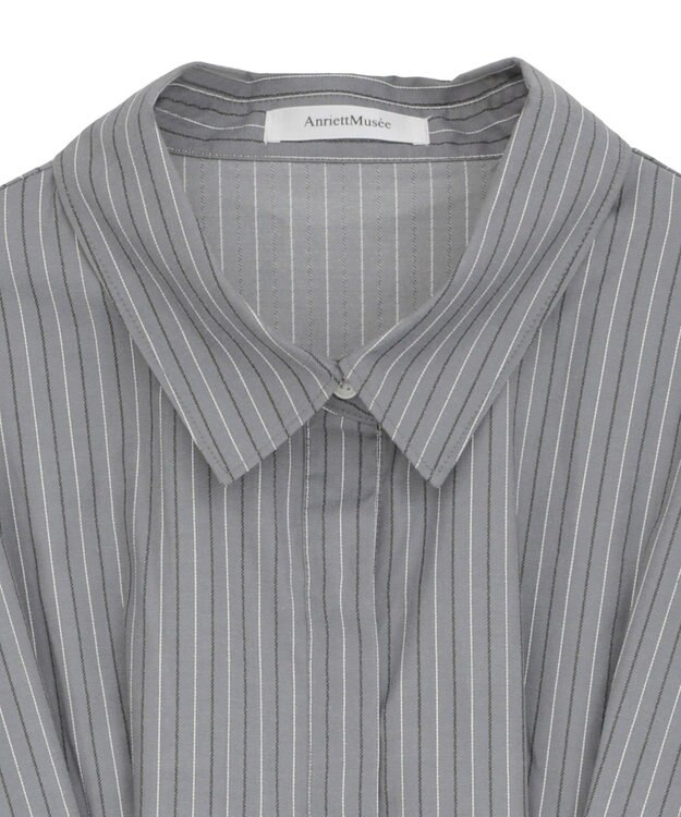 Green Parks ドロストシャーリングウエストタックシャツ Charcoal Gray