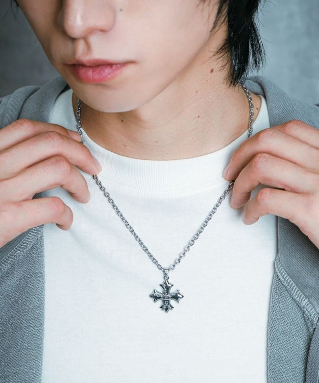 WEGO Mデザインクロスモチーフネックレス 柄1