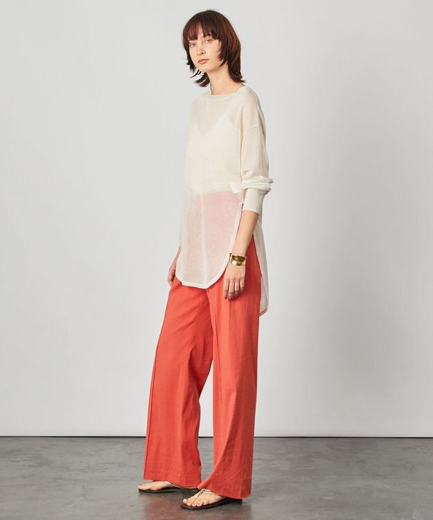 BEIGE， FOURAS / ワイドパンツ Punjab x Ecru