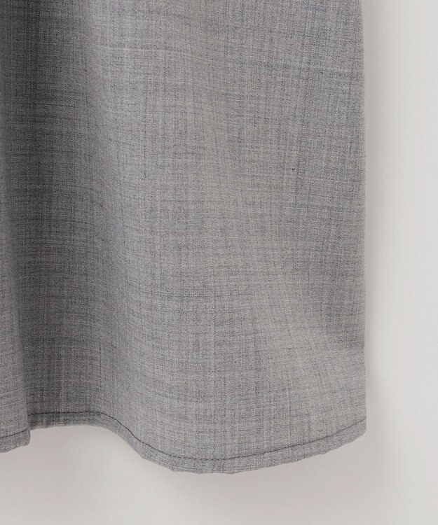 自由区 【洗える】ウーステッドトロ ワンピース ライトグレー