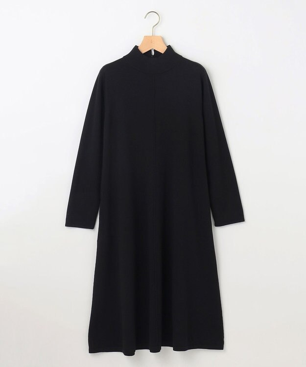 組曲 ELENAリラクシーニットワンピース ブラック系