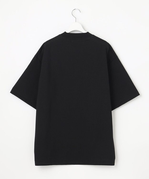 UNFILO MENS 多機能 モックネックＴシャツ ブラック