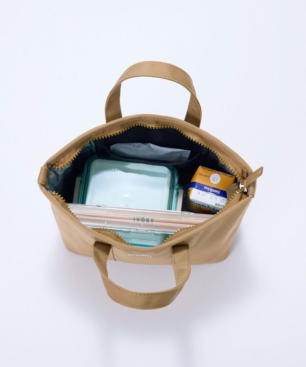 TOPKAPI 【Breath TOPKAPI】CHILLGO 保冷バッグ付き ナイロン トートバッグ L / 撥水 ベージュ