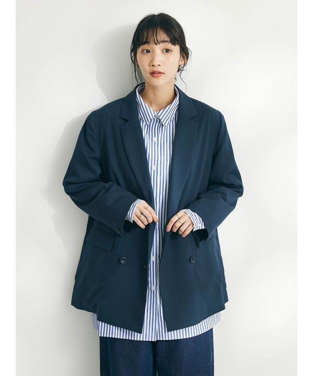 CRAFT STANDARD BOUTIQUE Ｗテーラードジャケット Navy
