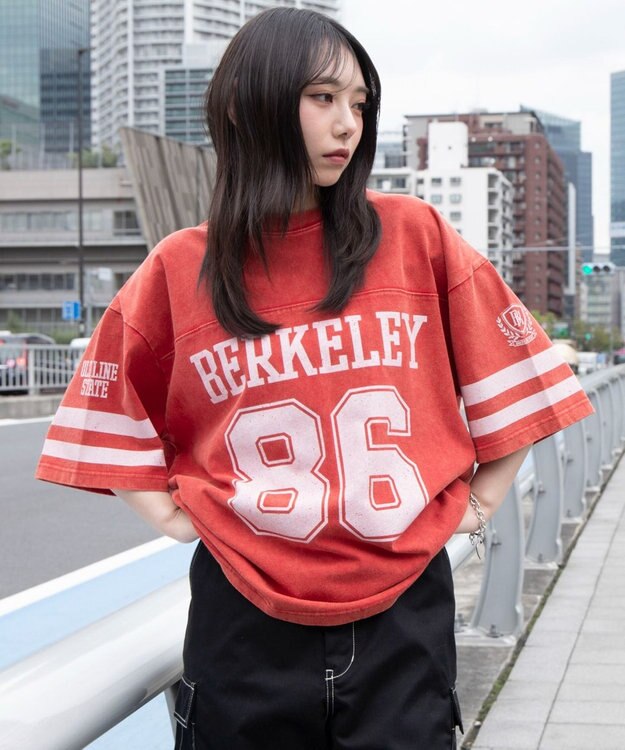WEGO 【ユニセックス着用ITEM/MLサイズ展開】ナンバリングT（SS） レッド