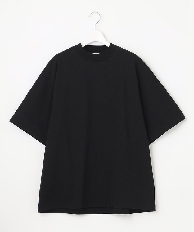 UNFILO MENS 多機能 モックネックＴシャツ ブラック