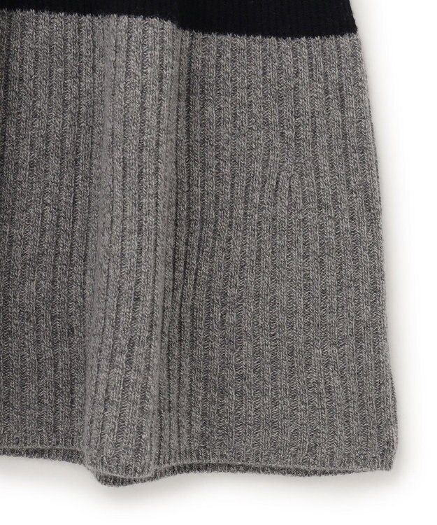 JOSEPH カラーブロック　ニットドレス Black/grey