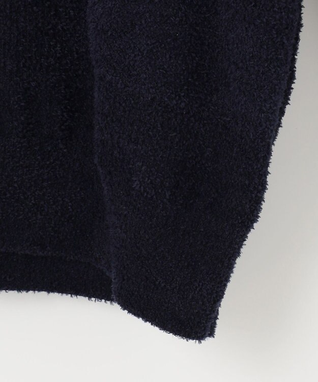 JOSEPH ABBOUD MOUNTAIN 【SPACE／UNISEX】ベアフリースカモフラージュ ニット ネイビー系