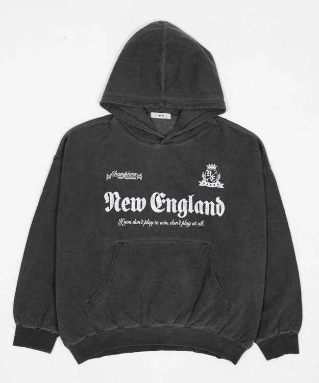 WEGO 【ユニセックス着用ITEM】グラフィックバルーンクロップドプルパーカー ブラックその他