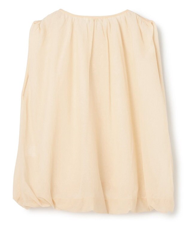 BEIGE， TOPAZ / バルーン シアーニット Peach