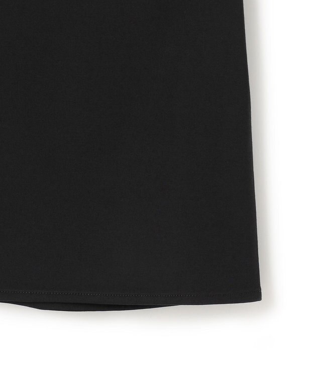 ICB 【洗える】 コンパクトモクロディ バンドカラーカットソー［アビガイルテープ］ ブラック系