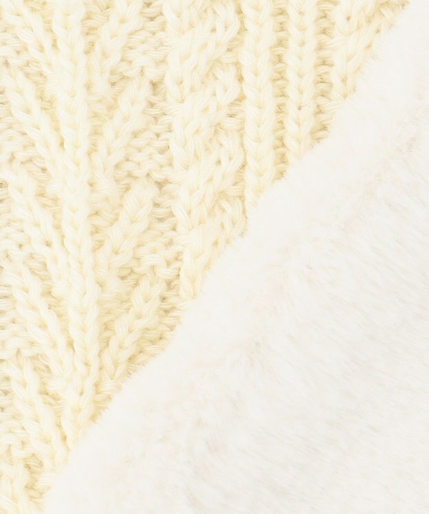 23区GOLF ギフトにも最適！【WOMEN】ニット ネックウォーマー ホワイト系