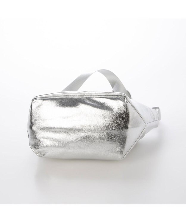 UNBILLION カシュカシュ cachecache / メタリック舟型ショルダー シルバー